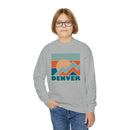 Denver, Colorado Youth Sweatshirt - Unisex Kid's Denver Crewneck Sweatshirt-19