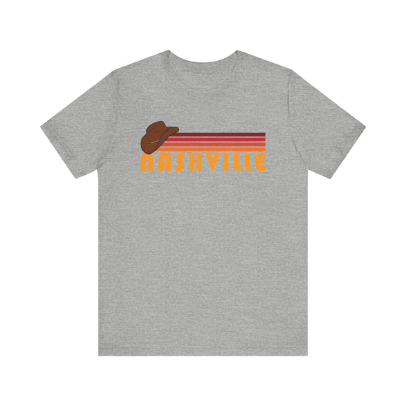 Nashville, Tennessee T-Shirt Retro Hat - Adult Unisex Nashville T Shirt