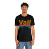 Vail, Colorado Shirt - Mountain Sunset Unisex Vail T-Shirt
