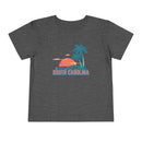 South Carolina Toddler T-Shirt - Retro Palm Tree Unisex Toddler South Carolina Shirt-1