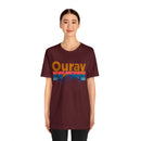 Ouray, Colorado Shirt - Mountain Sunset Unisex Ouray T-Shirt-67