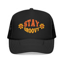 Stay Groovy Trucker Hat Boho-2