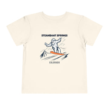 Steamboat Springs, Colorado Yeti Snowboard Toddler Tee