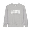 Austin, Texas Toddler Sweatshirt - Austin Toddler Crewneck Sweatshirt