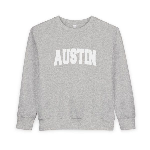 Austin, Texas Toddler Sweatshirt - Austin Toddler Crewneck Sweatshirt