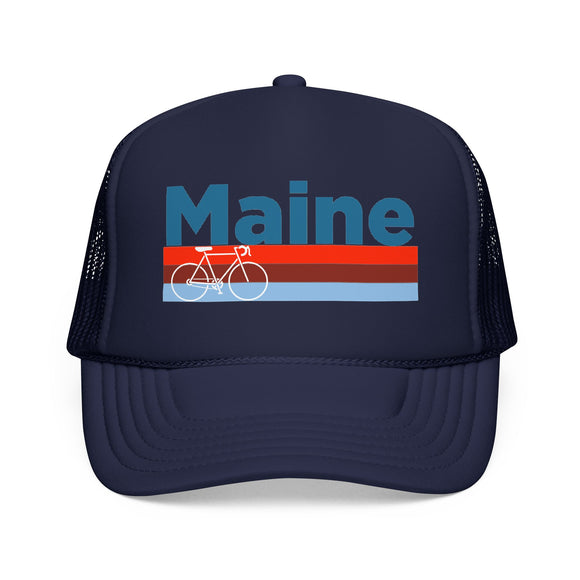 Maine Trucker Hat - Foam Maine Bike Cap