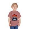 Vail, Colorado Toddler T-Shirt - Retro Palm Tree Toddler Vail Shirt