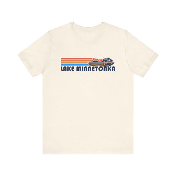 Lake Minnetonka, Minnesota T Shirt - Retro Jetski PWC Graphic Tee