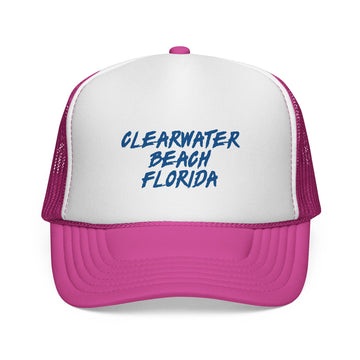 Buy pink Clearwater Beach Trucker Cap | Florida Hat