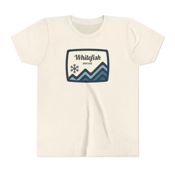 Whitefish, Montana Youth T-Shirt — Mountain Tee - 0