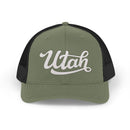 Utah Snapback Trucker Cap - Embroidered Utah Hat-5
