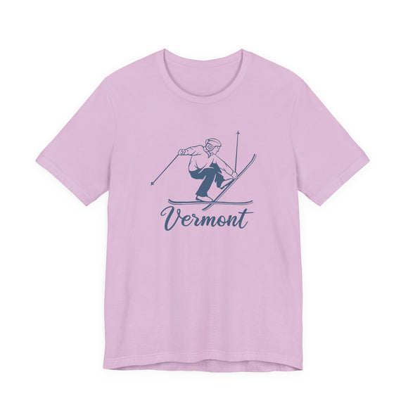 Vermont T Shirt - Vintage Ski Graphic Vermont Tee