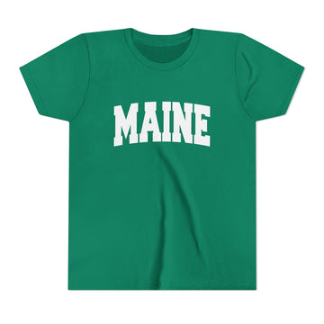 Maine Youth Graphic Tee - Kids T Shirt - 0