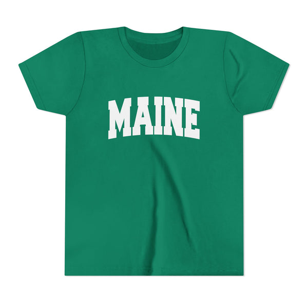 Maine Youth Graphic Tee - Kids T Shirt