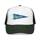 Glacier Bay National Park Pennant Trucker Hat — Vintage Foam Mesh Cap-4