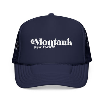Montauk, New York Trucker Hat - Foam Montauk Cap