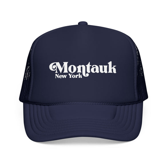 Montauk, New York Trucker Hat - Foam Montauk Cap