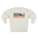 Premium Whistler, Canada Retro Mountain Graphic Sweatshirt-1