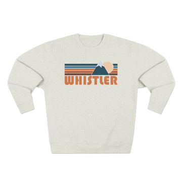 Premium Whistler, Canada Retro Mountain Graphic Sweatshirt