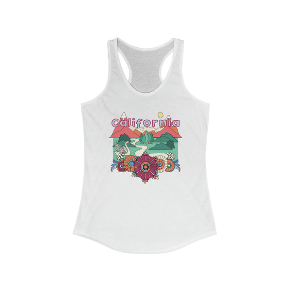 California Women's Racerback Tank Top