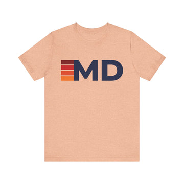 Maryland Retro Stripes T-Shirt | Maryland State Tee