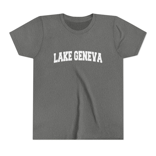 Lake Geneva, Wisconsin Youth Graphic Tee - Kids Lake Geneva T Shirt