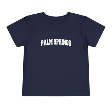 Buy navy Palm Springs, California Toddler Graphic Tee - Kids Palm Springs Vacation T-Shirt