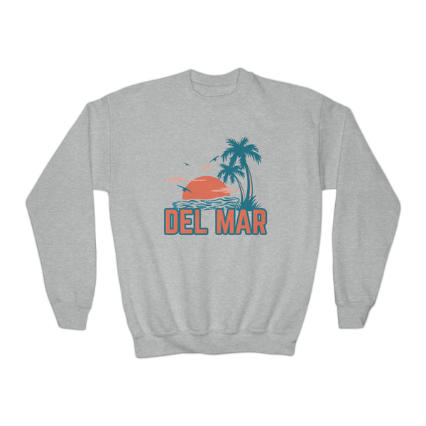 Del Mar, California Youth Sweatshirt - Unisex Kid's Del Mar Sweatshirt