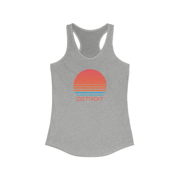 Detroit, Michigan Women's Racerback Tank Top