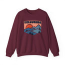Telluride, Colorado Sweatshirt Retro Mountains, Telluride Unisex Graphic Crewneck-4