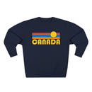 Premium Canada Retro Sun Graphic Sweatshirt-6