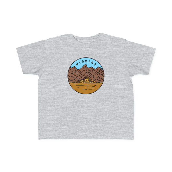 Wyoming Toddler T-Shirt - Unisex Toddler Wyoming Shirt