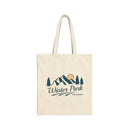 Winter Park, Colorado Cotton Canvas Tote Bag - 15" x 16"-1