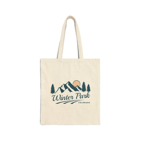Winter Park, Colorado Cotton Canvas Tote Bag - 15