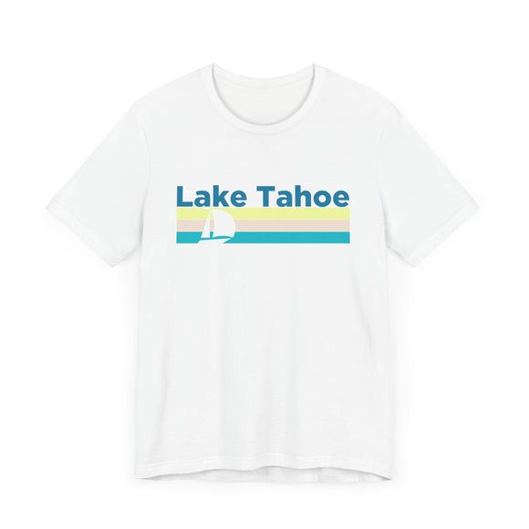 Lake Tahoe, California T Shirt - Sailboat Graphic Tee