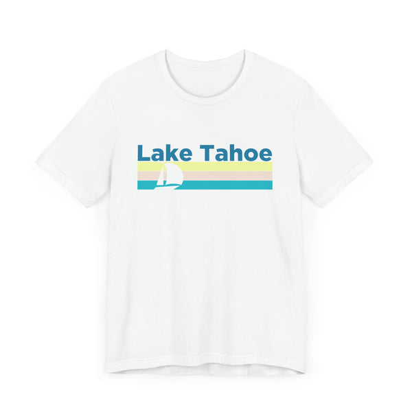 Lake Tahoe, California T Shirt - Sailboat Graphic Tee