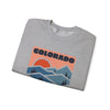 Colorado Sweatshirt Retro Mountains, Colorado Unisex Graphic Crewneck