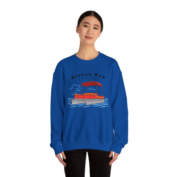 Broken Bow, Oklahoma Sweatshirt - Pontoon Boat Sweatshirt