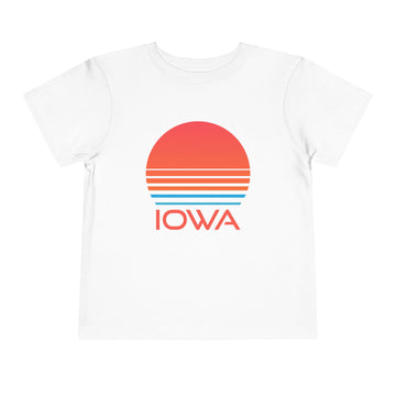 Iowa Toddler T-Shirt - Retro 80s Unisex Toddler Iowa Shirt - 0
