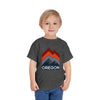 Oregon Toddler T-Shirt - Retro Palm Tree Unisex Toddler Oregon Shirt