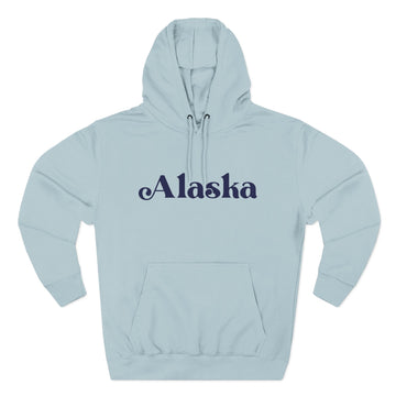 Buy blue-mist Premium Alaska Retro Hoodie