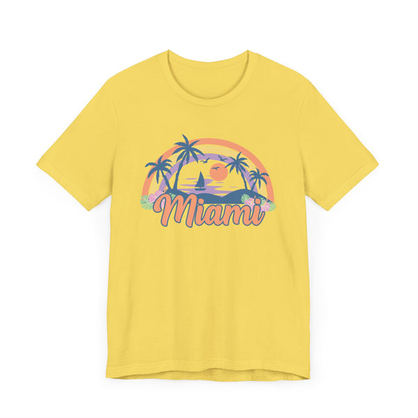 Miami, Florida T-Shirt - Retro Beach Unisex Miami Shirt