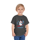 Vermont Toddler Skiing Snowman Graphic Tee - Kids Vermont Shirt-16