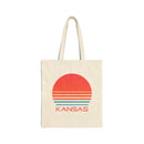 Kansas Cotton Canvas Kansas Tote Bag - Retro 80s-1