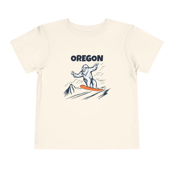 Oregon Yeti Snowboard Toddler Tee