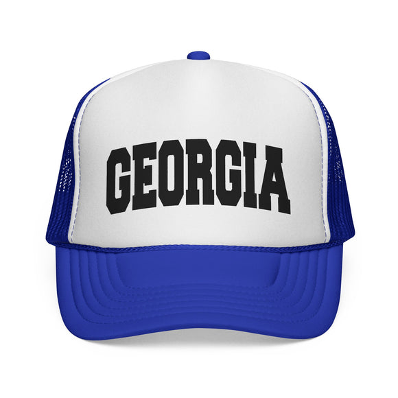Georgia Retro Collegiate Style Trucker Hat