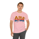 Alta, Utah Shirt - Mountain Sunset Unisex Alta T-Shirt-114
