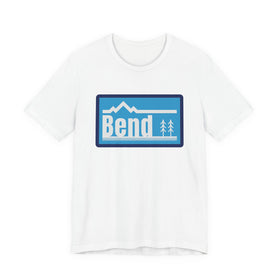 Bend Oregon Scenic Tee – Mountain & Pine Trees Travel T‑Shirt - 0