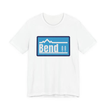 Bend Oregon Scenic Tee – Mountain & Pine Trees Travel T‑Shirt - 0