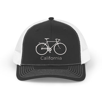 California Snapback Trucker Cap - Embroidered California Hat - 0